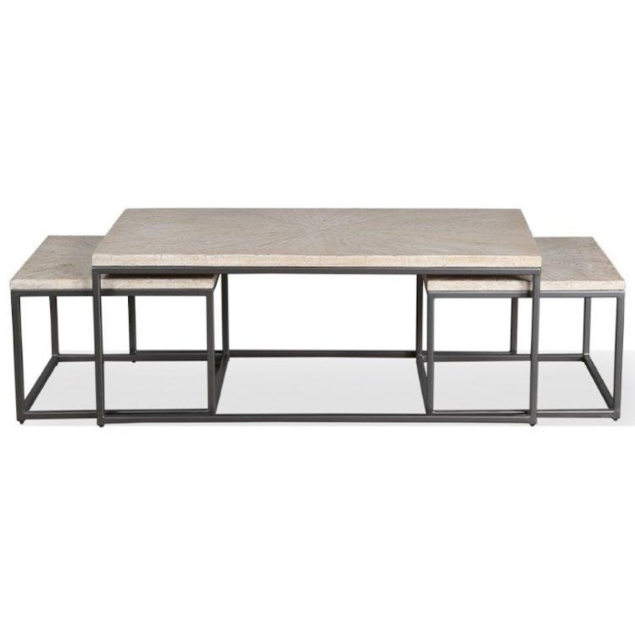 Paramount Furniture Crossings Monaco Rectangular Nesting Cocktail Table