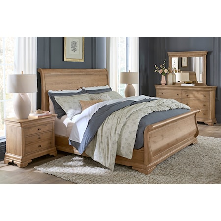 Queen Sleigh Bed