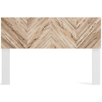 Queen Panel Headboard in Chevron Pattern