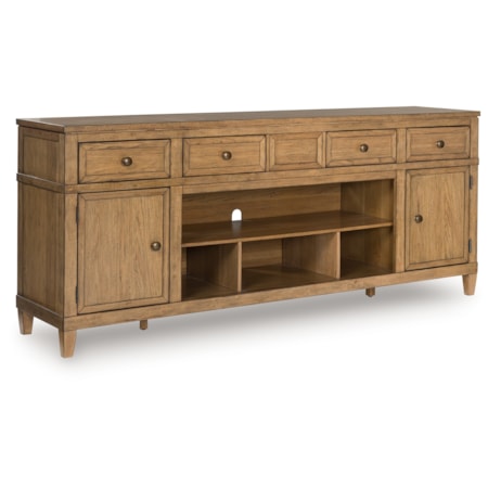 XL TV Stand W/ Fireplace Option