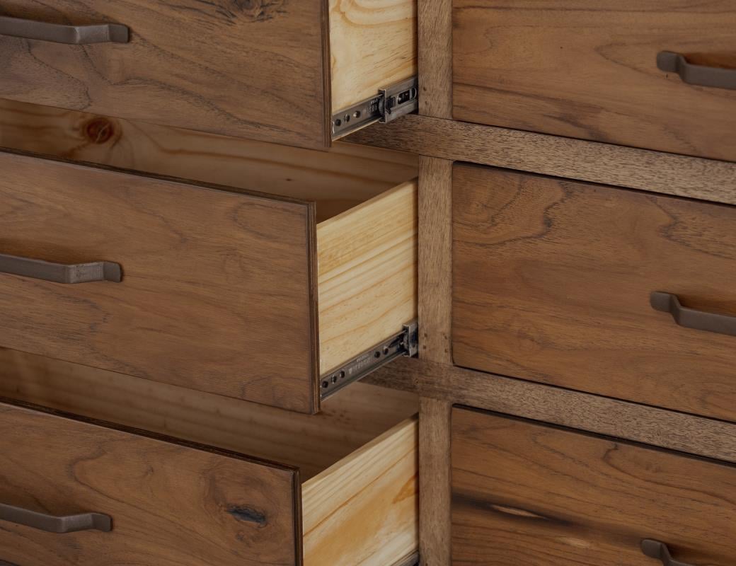 Dresser and Mirror Set