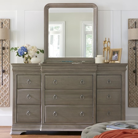 Dresser and Mirror