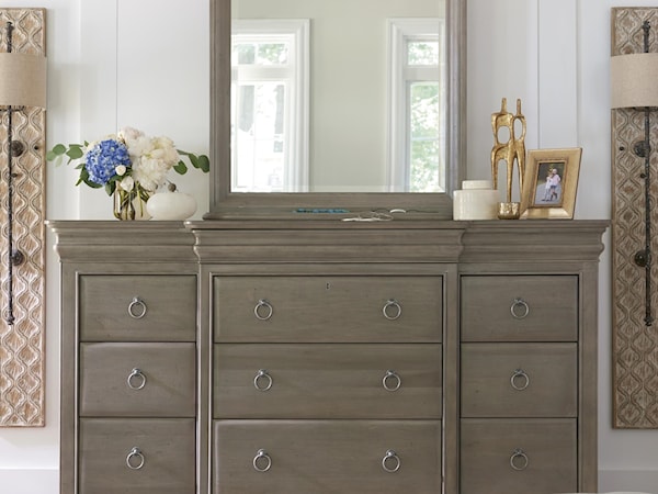 Dresser and Mirror