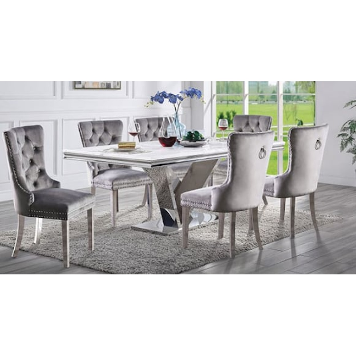 Furniture of America - FOA Valdevers Dining Table