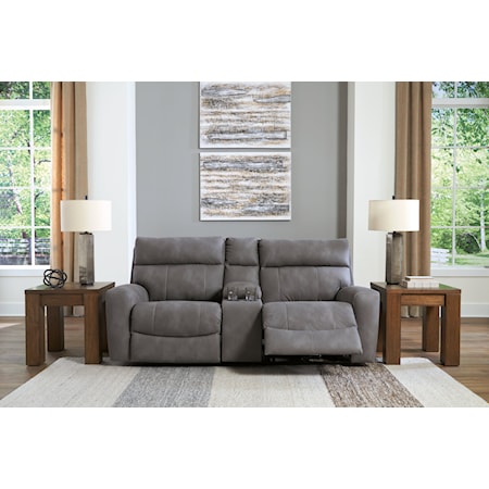 3-Piece Power Reclining Loveseat w/ Console