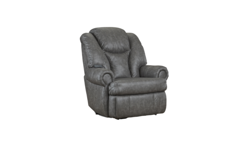Casual Power Recliner in Charcoal