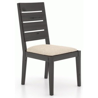 Customizable Side Chair with Upholstered Seat