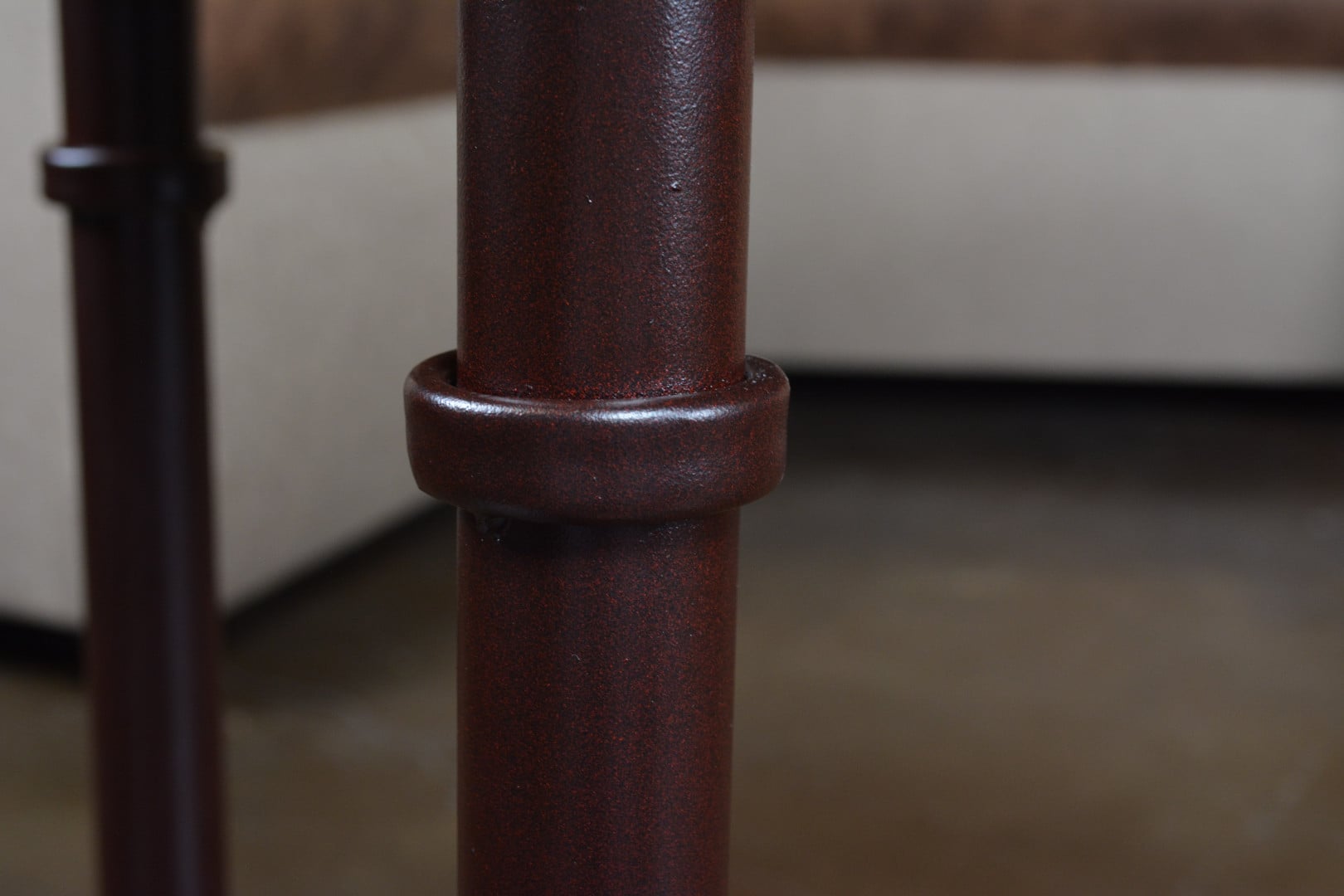 Side Table with Travertine Top