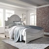 Liberty Furniture Magnolia Manor Queen Arched Panel Bed