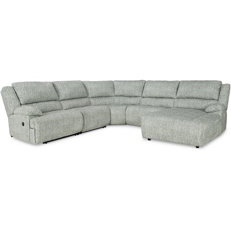 MCCLELLAND Reclining Sectional w/Chaise