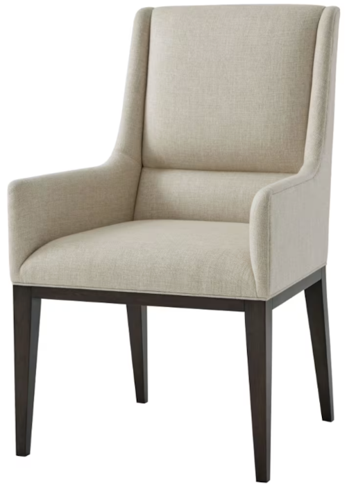 Contemporary Upholstered Dining Armchair