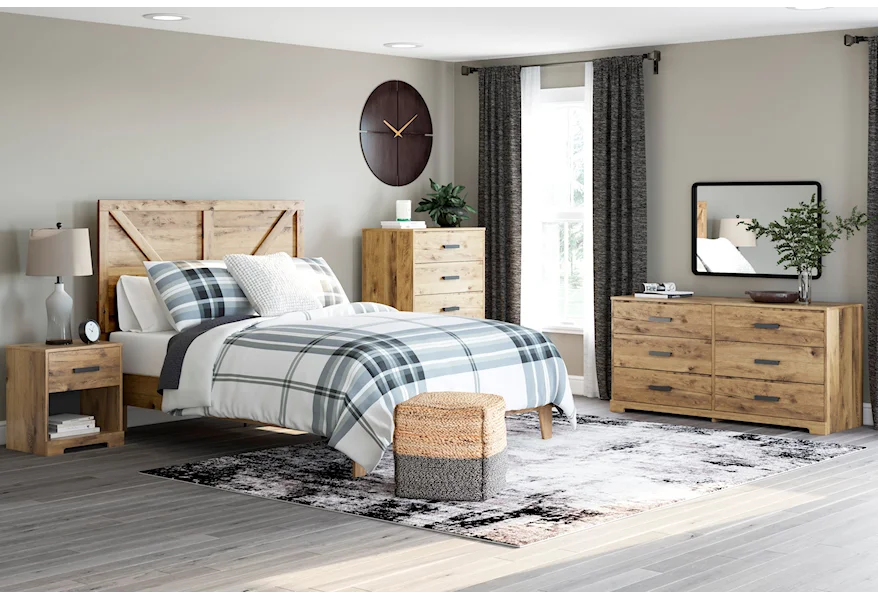 Larstin Queen 4-Piece Bedroom Set by Signature Design by Ashley at VanDrie Home Furnishings