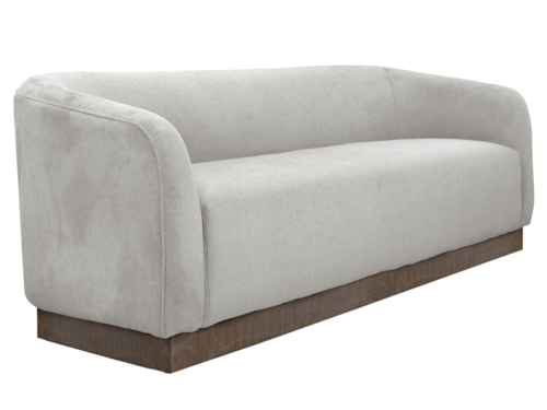 Contemporary Loveseat with Accent Pillows