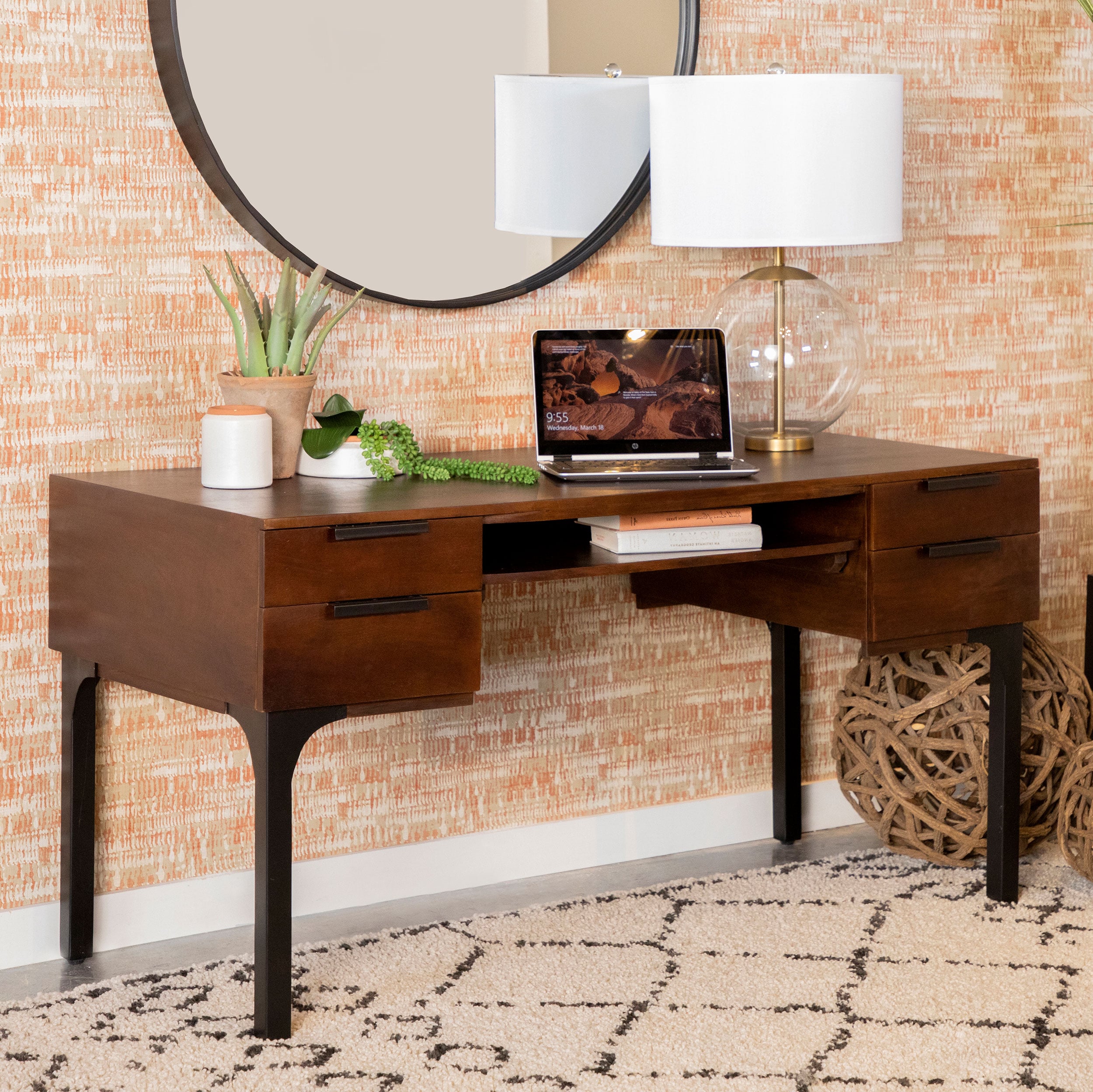 Portwall 4-drawer Writing Desk