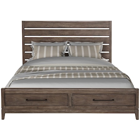 King Storage Bed