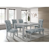 Glam 6-Piece Dining Set