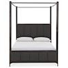 Modus International Lucerne California King Canopy Bed in Vintage Coffee