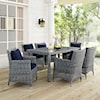 Modway Summon Outdoor 7 Piece Dining Set