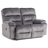 Power Reclining Space Saver Loveseat with USB Ports