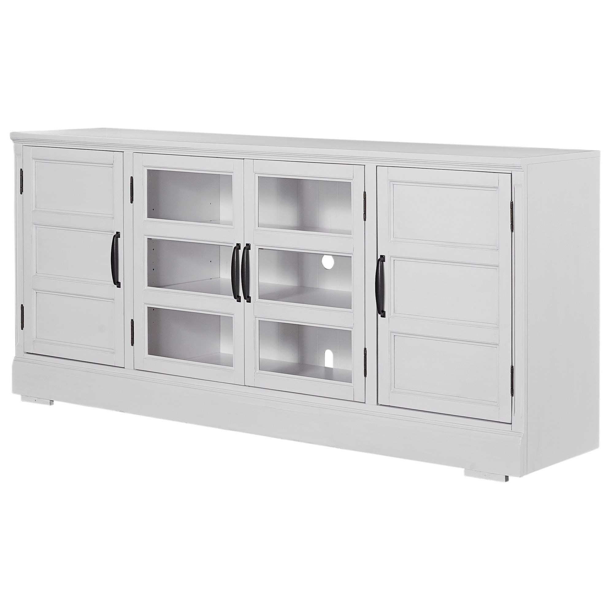 Parker House Shoreham SHO412EFW 76 in. TV Console with Glass Doors