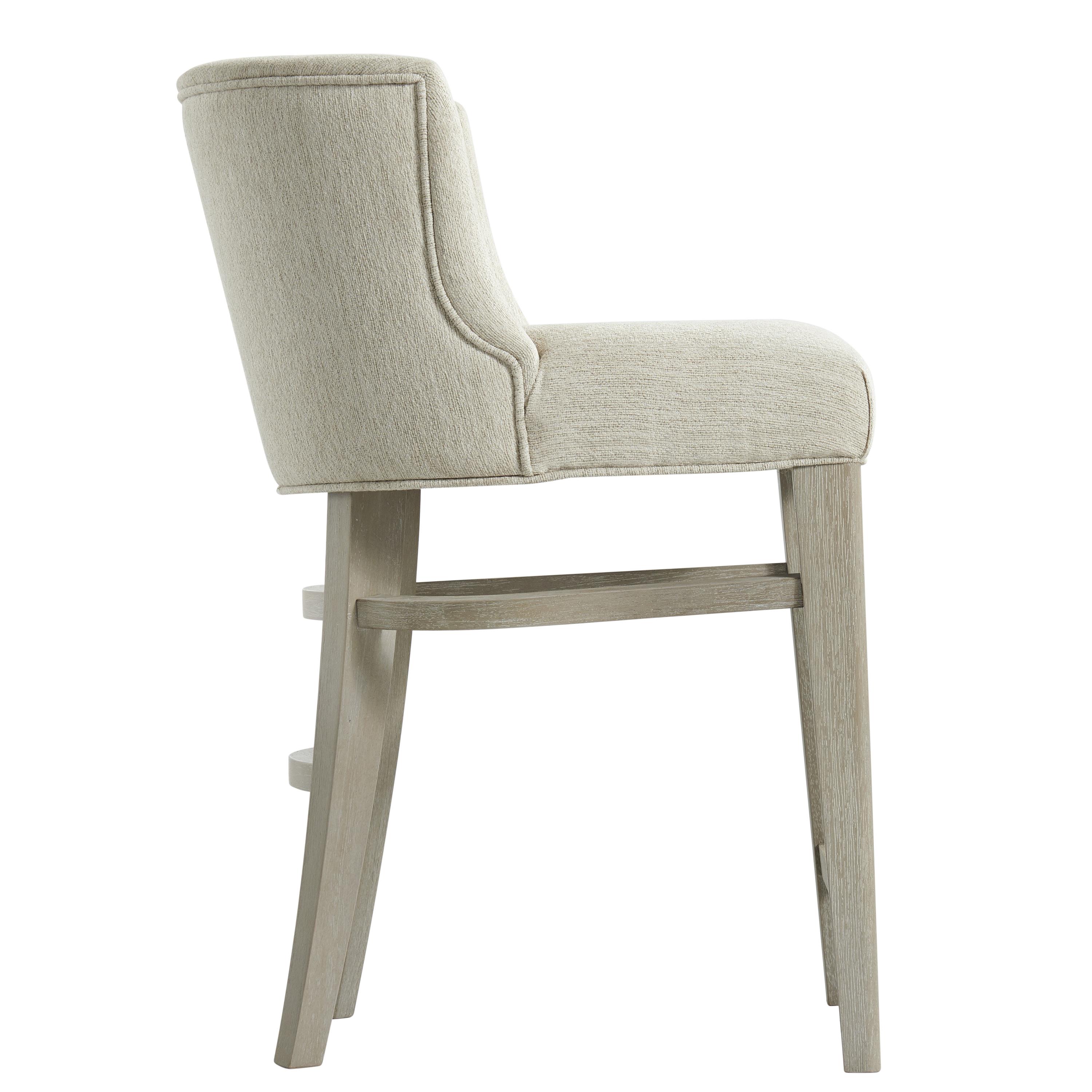 Riverside Furniture Cascade Upholstered Curved Back Counter Stool