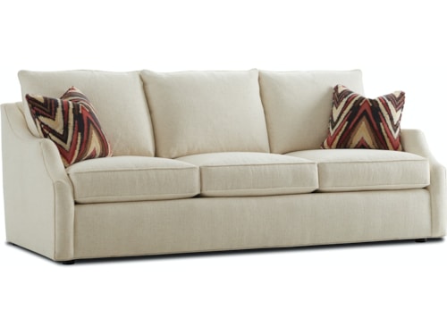 Transitional 3 Over 3 Sofa