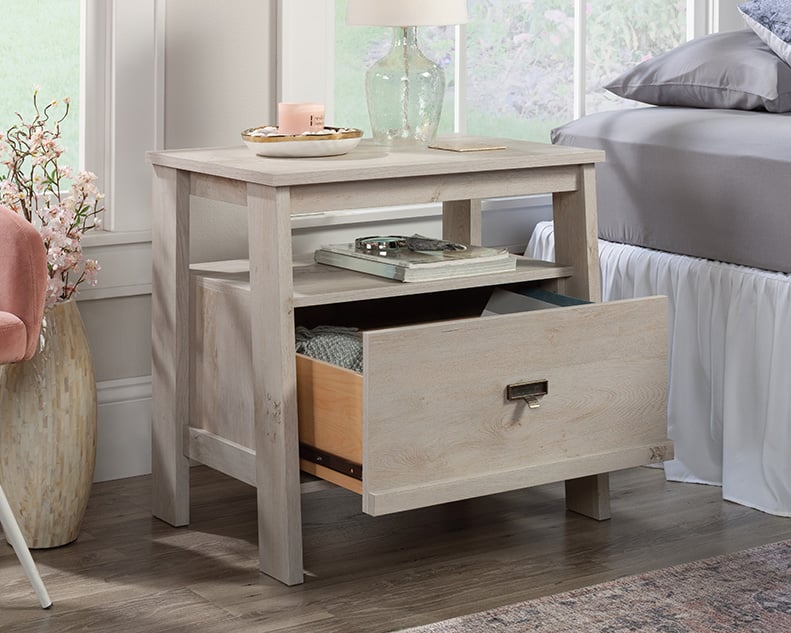 1-Drawer Trestle Nightstand