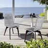 Armen Living Island Outdoor Patio Dining Chair - Set of 2