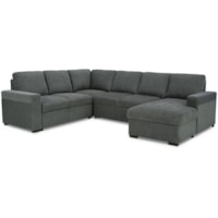 3-Piece Sectional with Pop Up Bed