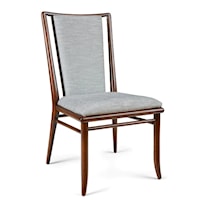 Mid-Century Modern Upholstered Dining Side Chair