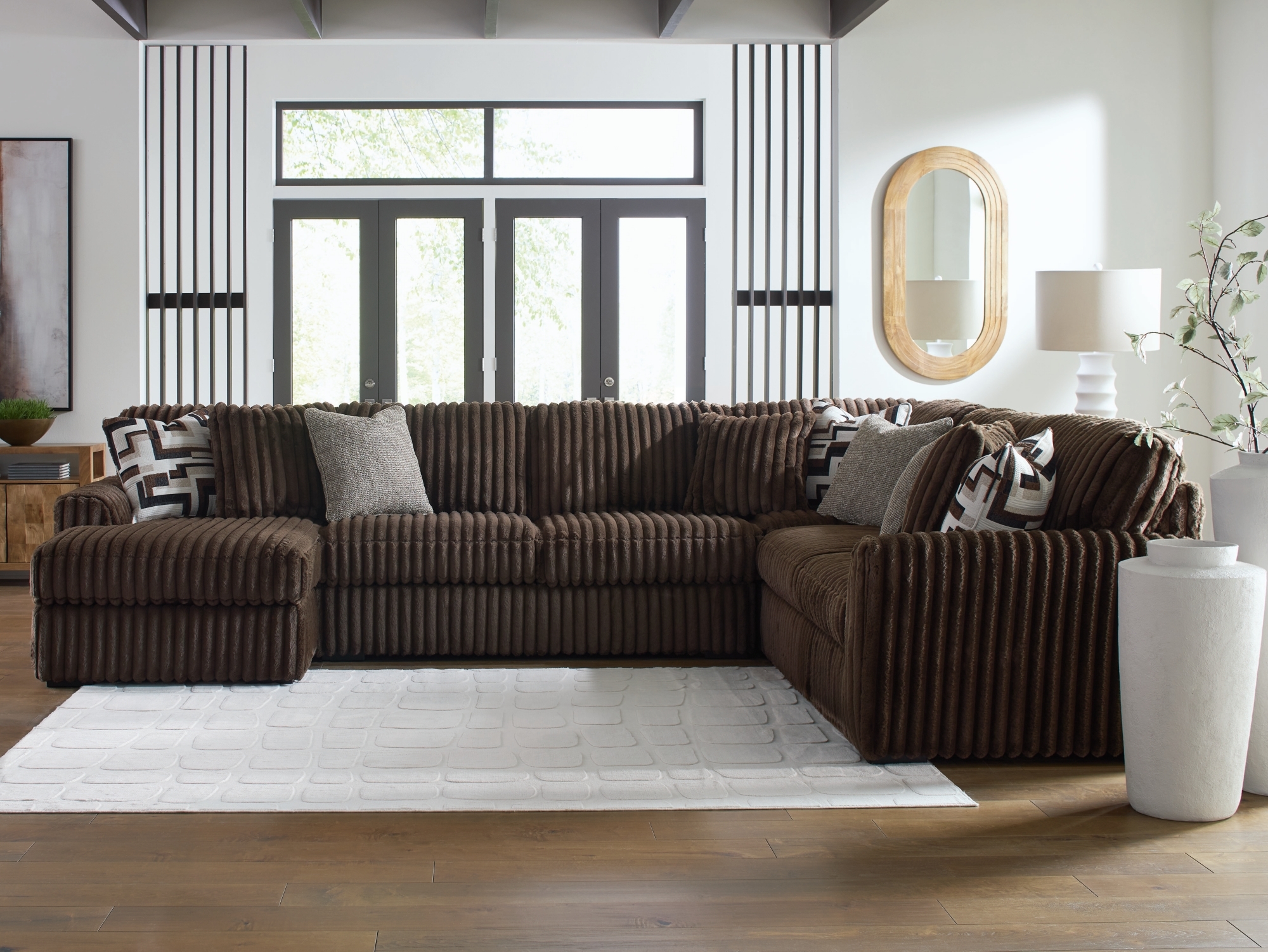 Signature Design by Ashley Midnight-Madness 4-Piece Sectional With Chaise