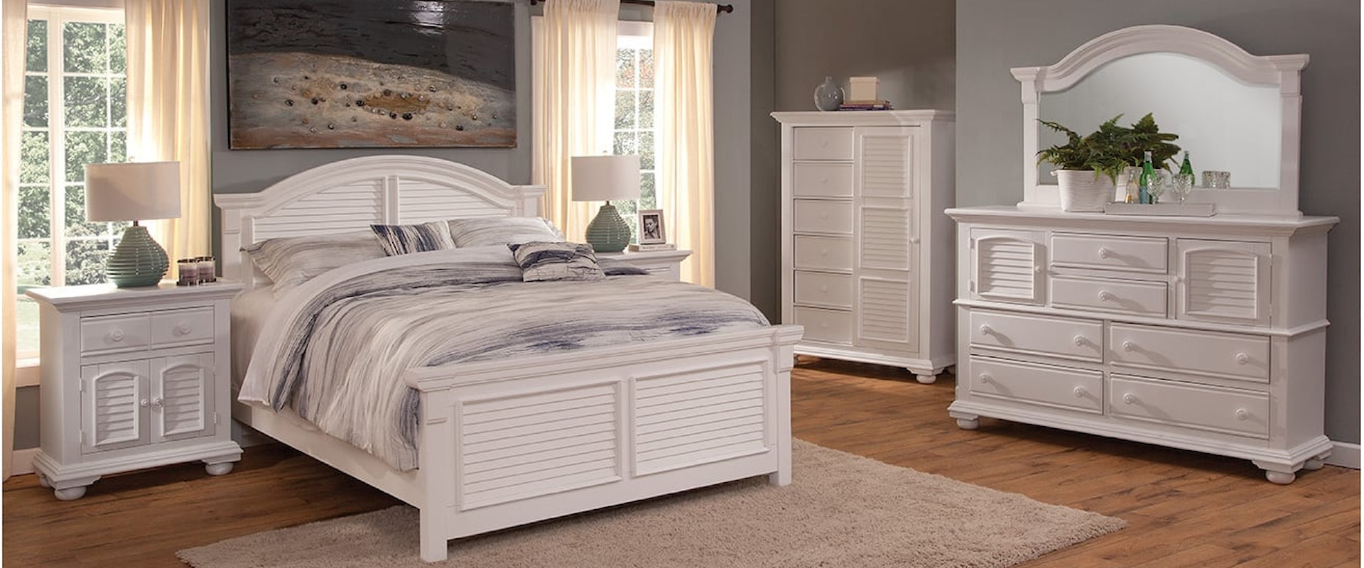 Coastal 5-Piece Queen Bedroom Set