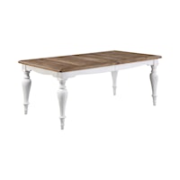 Cottage Style Dining Table with 18" Leaf