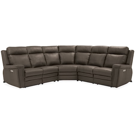 Asher 5-Seat Power Reclining Sectional Sofa