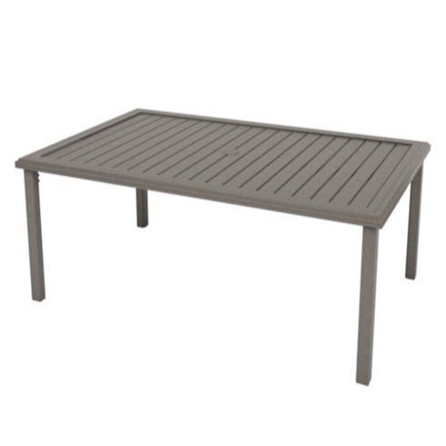 Amici 66" Rectangular Dining Table w/Umbrella Hole