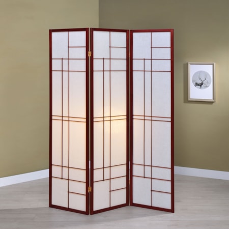 3-Panel Room Divider Folding Shoji Screen