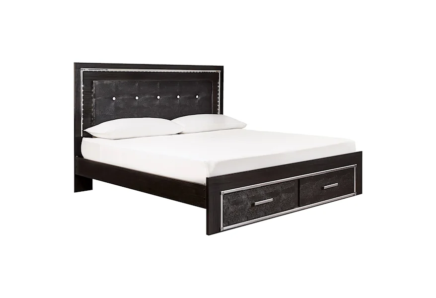 Kaydell King Panel Bed with Storage by Signature Design by Ashley Furniture at Sam's Appliance & Furniture
