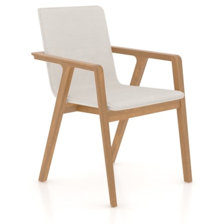 Upholstered fixed chair