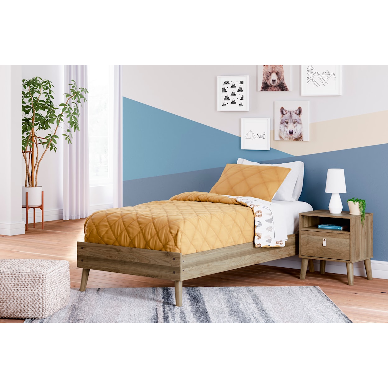 Ashley Signature Design Aprilyn Twin Platform Bed