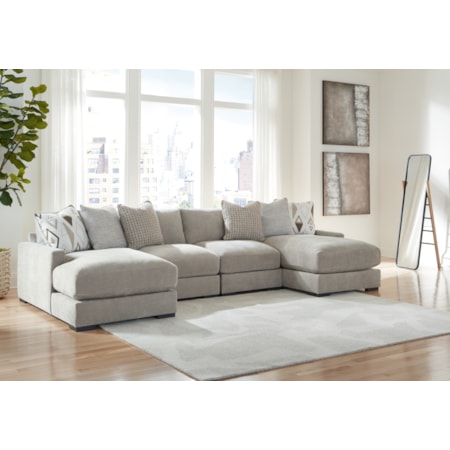 4-Piece Sofa Pit Sectional