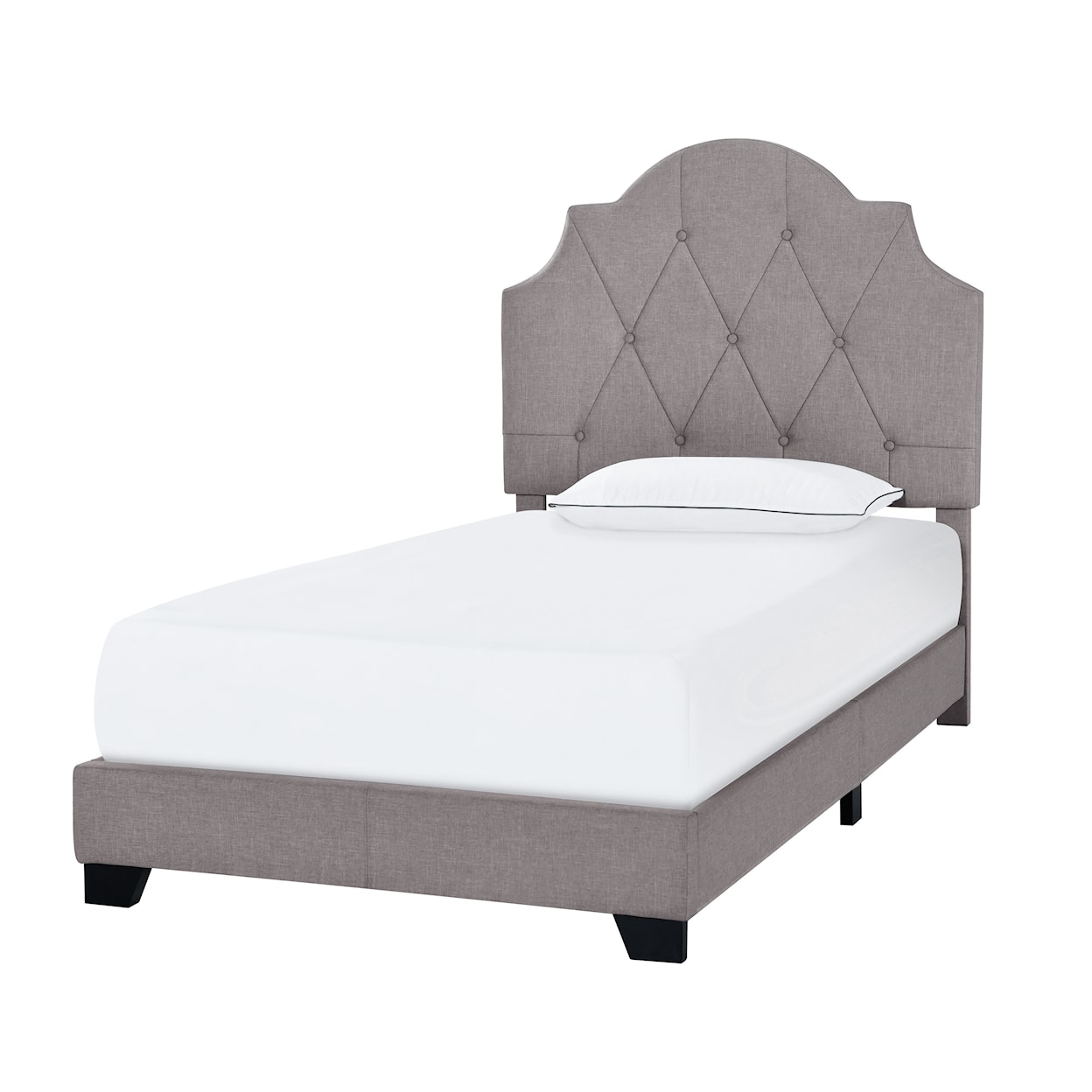 Accentrics Home Fashion Beds Twin Upholstered Bed