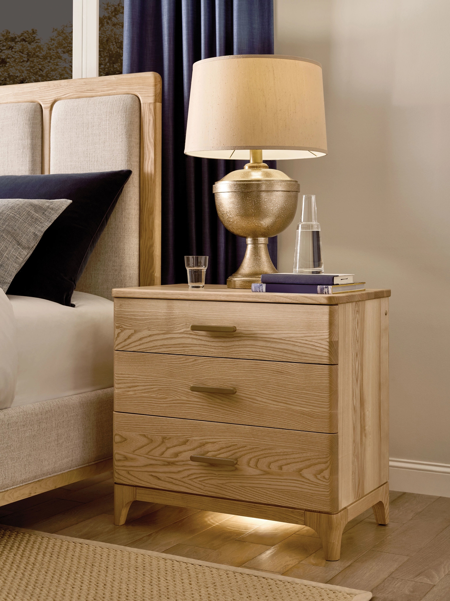 3-Drawer Nightstand