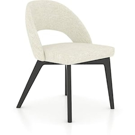 Upholstered fixed chair