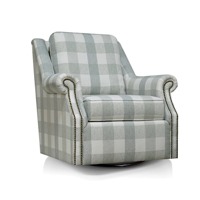 England 1450/1470/N Series Swivel Glider Accent Chair