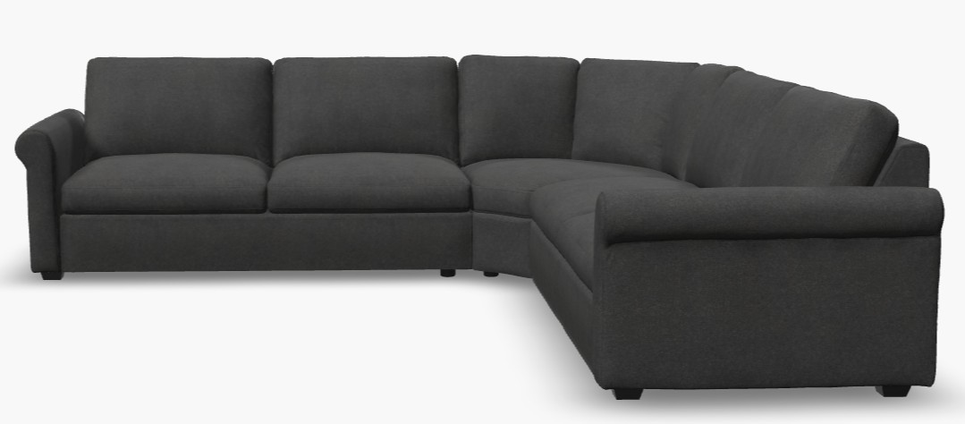 5-Seat Corner Curve Madison Sectional