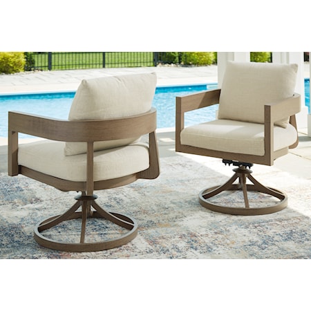 Outdoor Dining Chair With Cushion (Set Of 2)