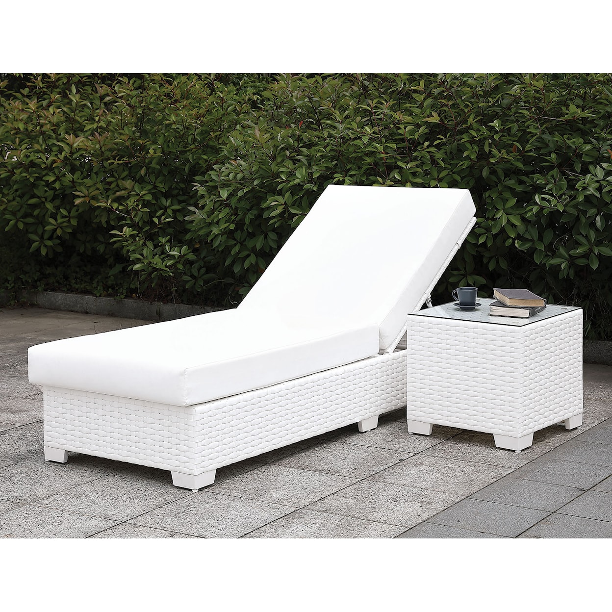 Furniture of America Somani Adjustable Chaise