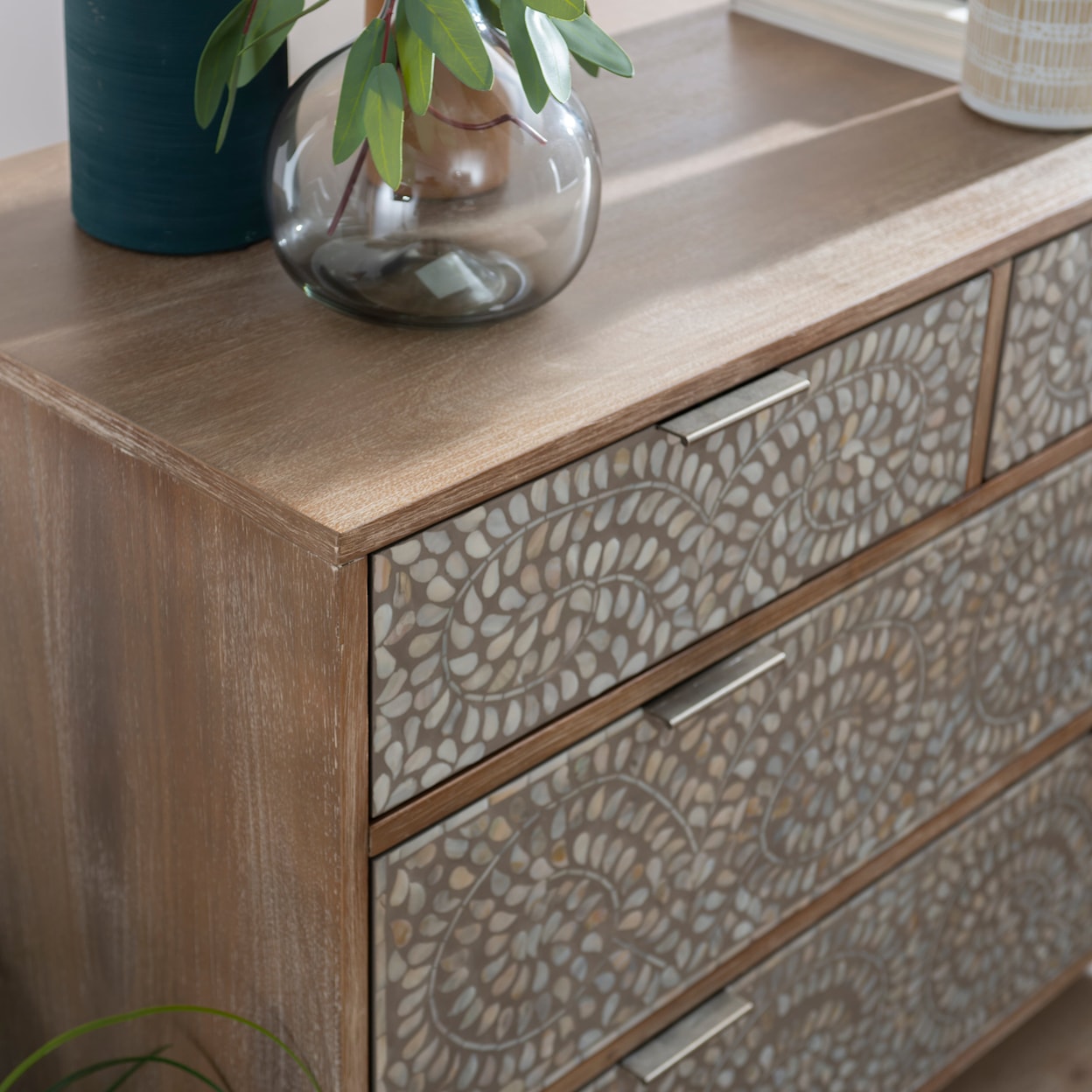 Powell Corsica Corsica 4 Drawer Console