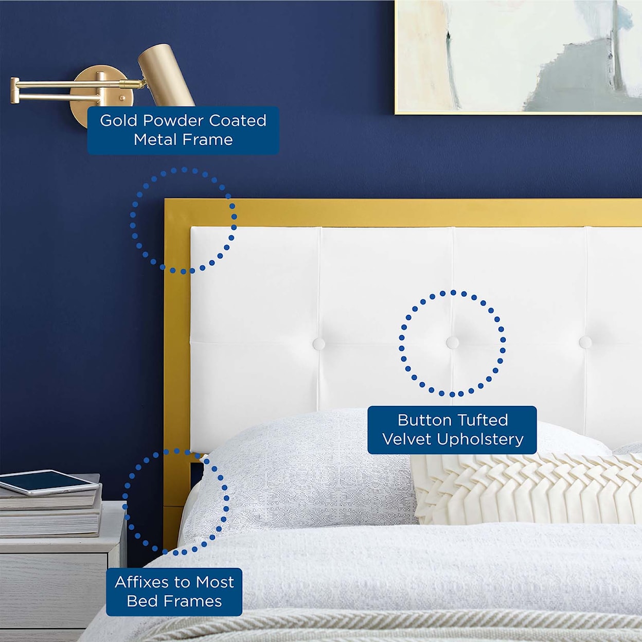 Modway Teagan King Headboard