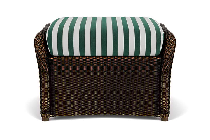 Lloyd Flanders Weekend Retreat Woven Ottoman